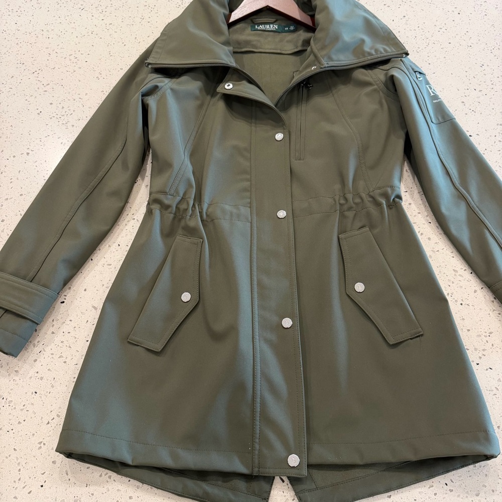 NWOT Ralph Lauren Olive Green Women's  Anorak Jacket XS